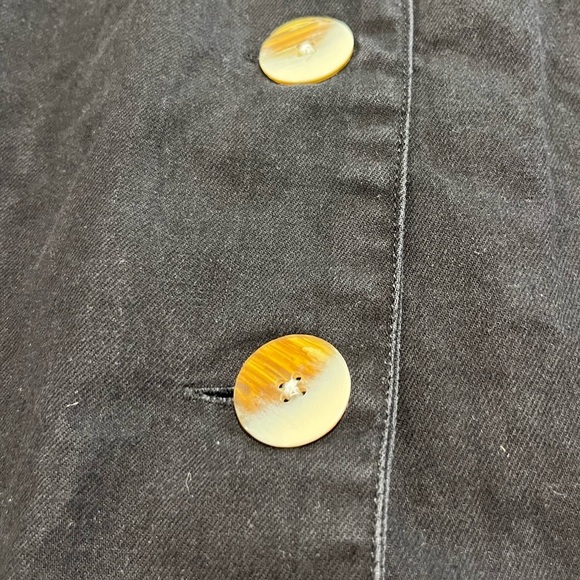 ASOS Black Denim Button-Down Mini Dress | Size Medium / 8 | NWT - Picture 10 of 11